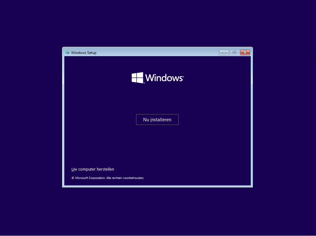 Windows 11 Setup starten